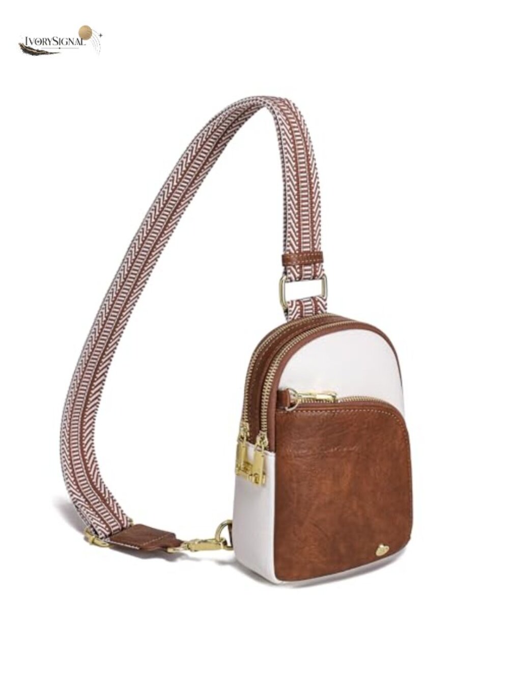 Small Vegan Leather RFID Crossbody Travel Purse with 8 Card Slots and